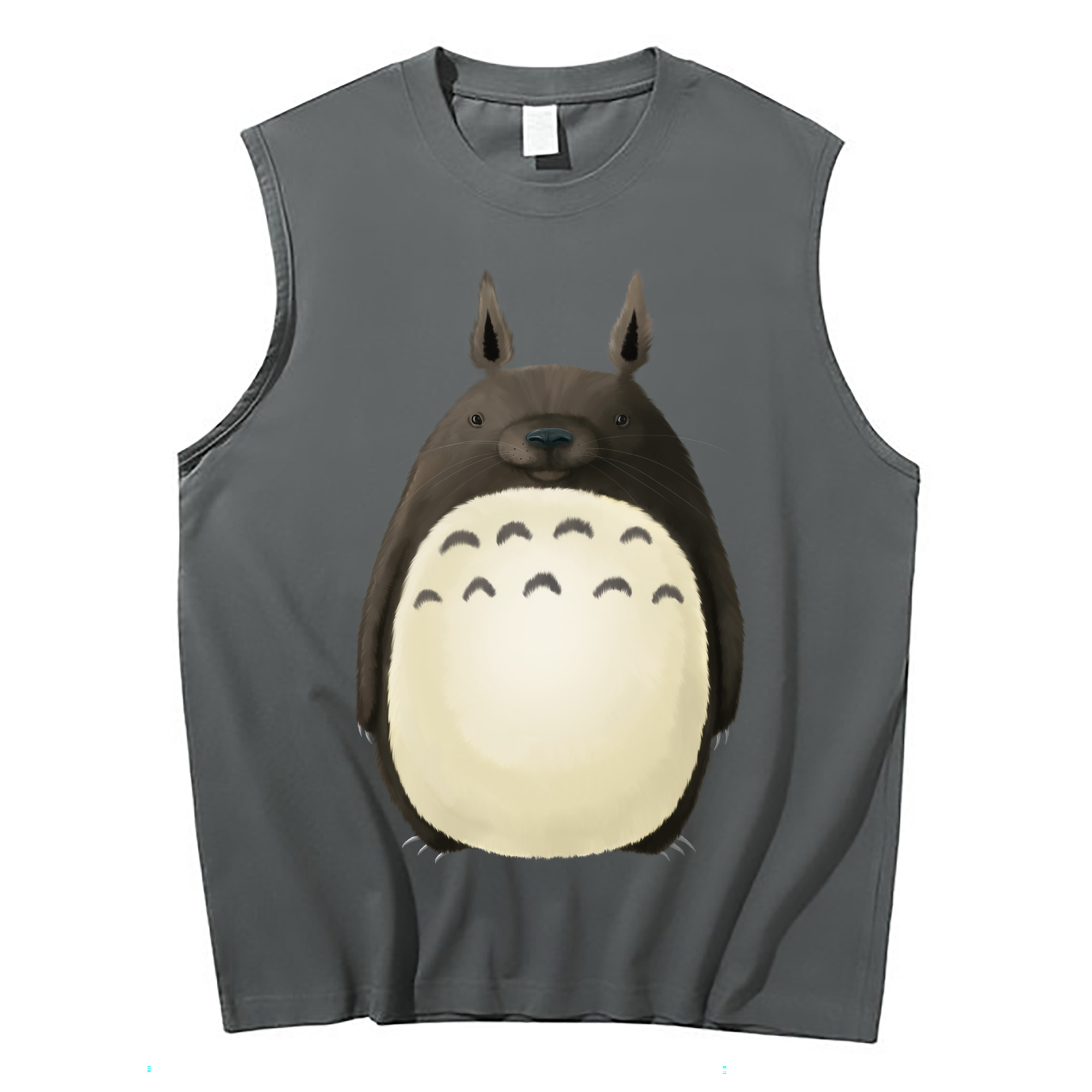 （画像用） となりのトトロ 草壁メイ 草壁サツキ My Neighbor Totoro Satsuki Kusakabe Mei Kusakabe コットン100％タンクトップ（フロントプリント）